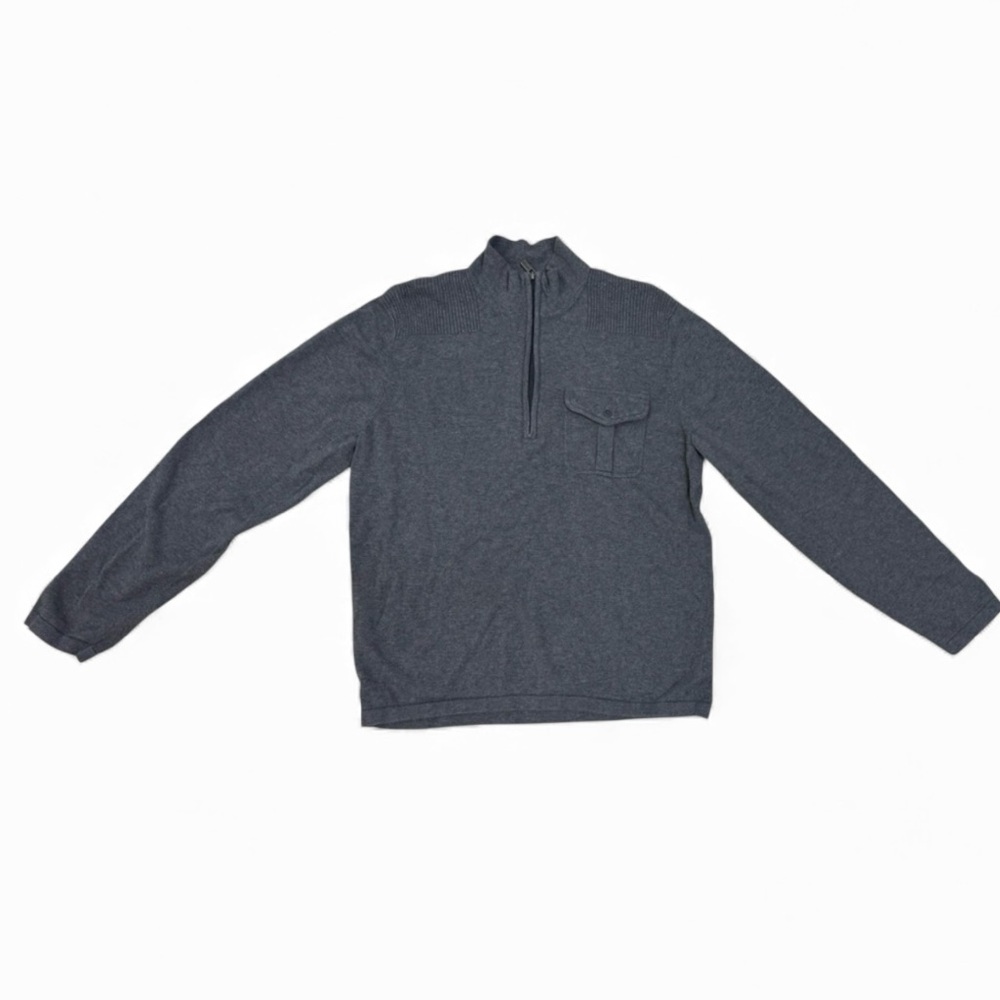 Vineyard Vines Men’s Long Sleeve T-Shirt Blue Whale Logo Size L